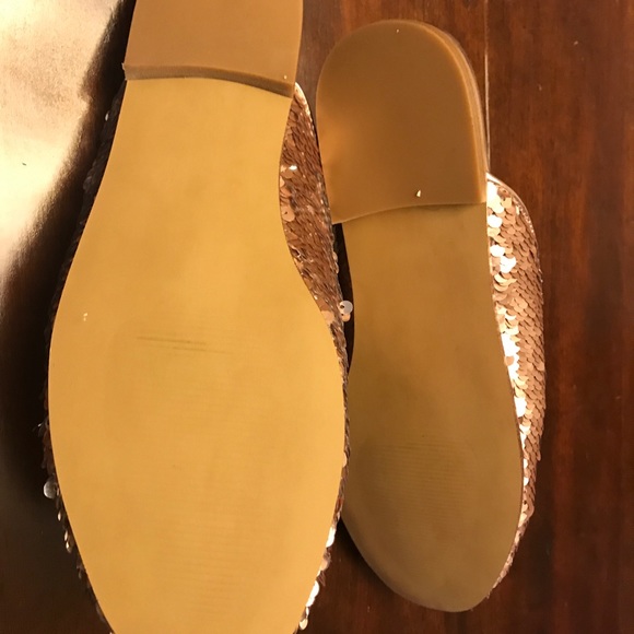 New Steve Madden flip sequin Slides size 6 Mules - Picture 5 of 5